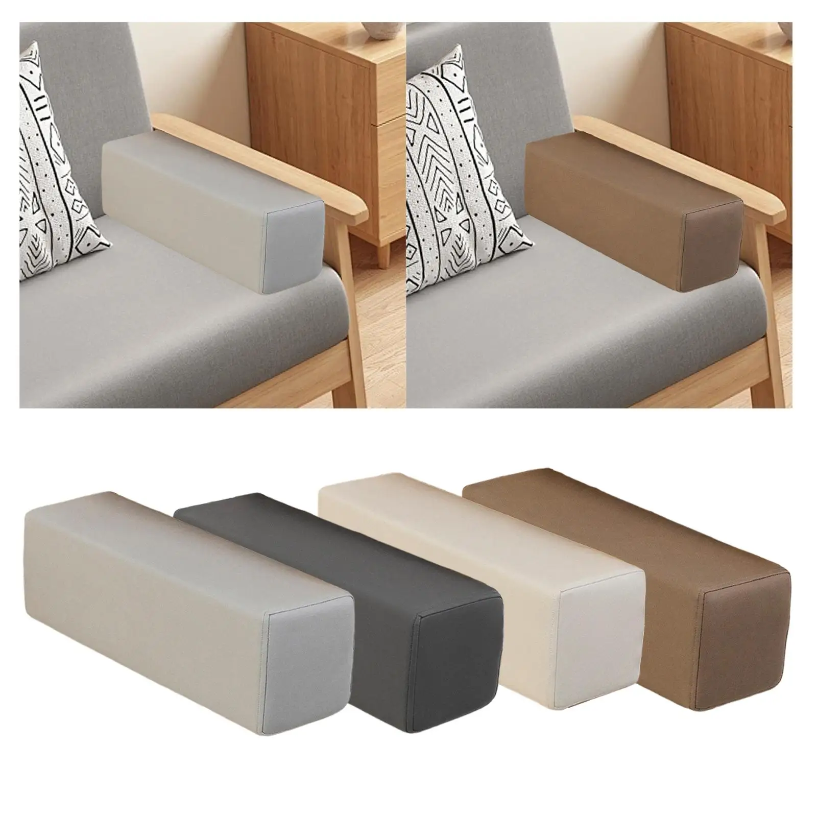 

Подушка для подлокотника дивана, удобная подушка для поддержки подлокотников с моющейся наволочкой, подушка для подлокотника для дивана-кровати, дома, гостиной, автомобиля