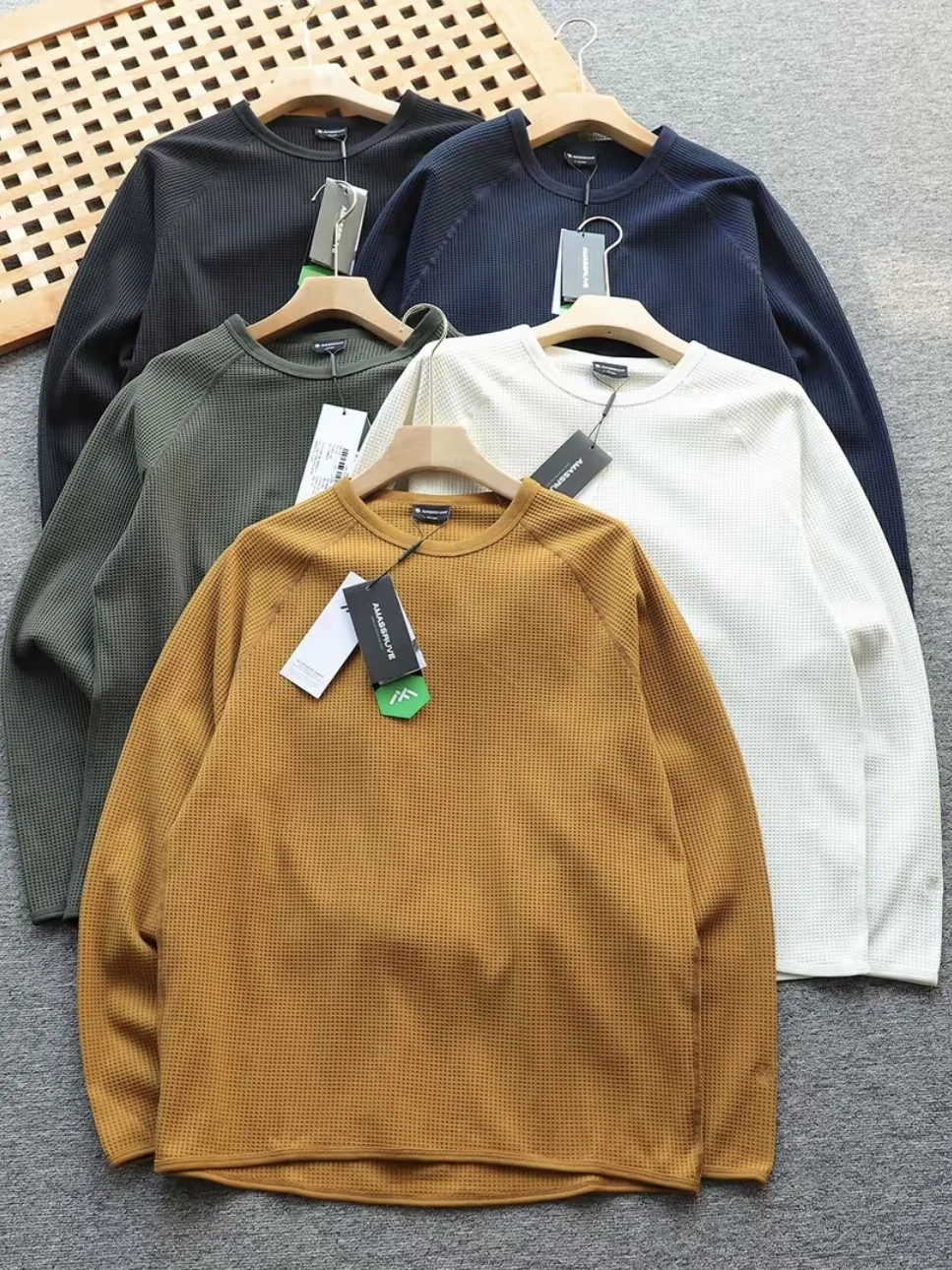 Unisex Loose Fit Long Sleeve round Neck Pullover Hoodie Breathable Comfortable Autumn Wear Polyester Fiber Versatile Casual Top