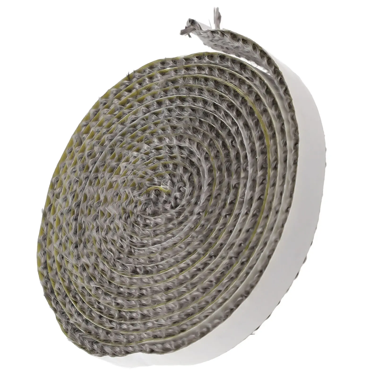 Fiberglass Stove Rope 2 Meter Length for Sealing Glass Doors in Ovens Furnaces Kilns Boilers Chimneys and Heat Exchanger Systems