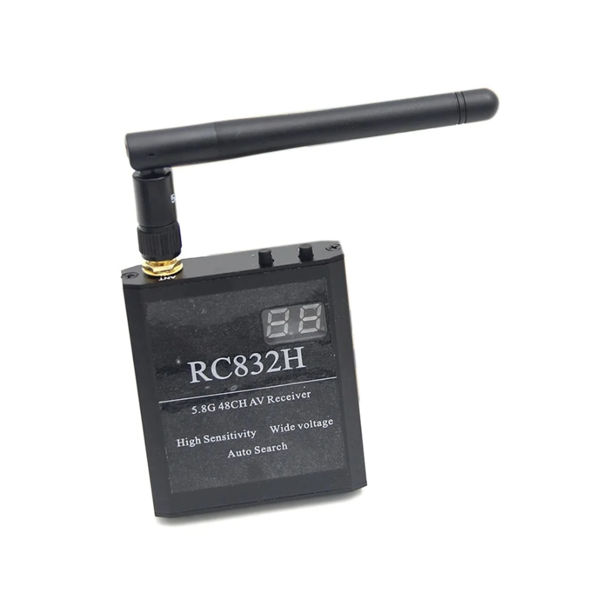 RC832H 5.8G 48CH Video Receiver 12V Automatic Channel Search for TS832 TS5823 TS5828 RC Airplane Helicopter FPV Drone