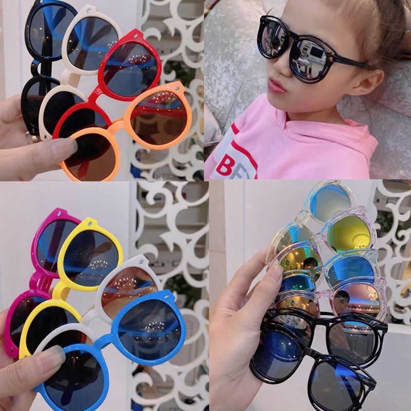 Kids Fashion Sunglasses Square Children Sunglasses Boy Girl Stylish Goggles Baby Eyeglasses Party Eyewear UV400 Oculos De Sol