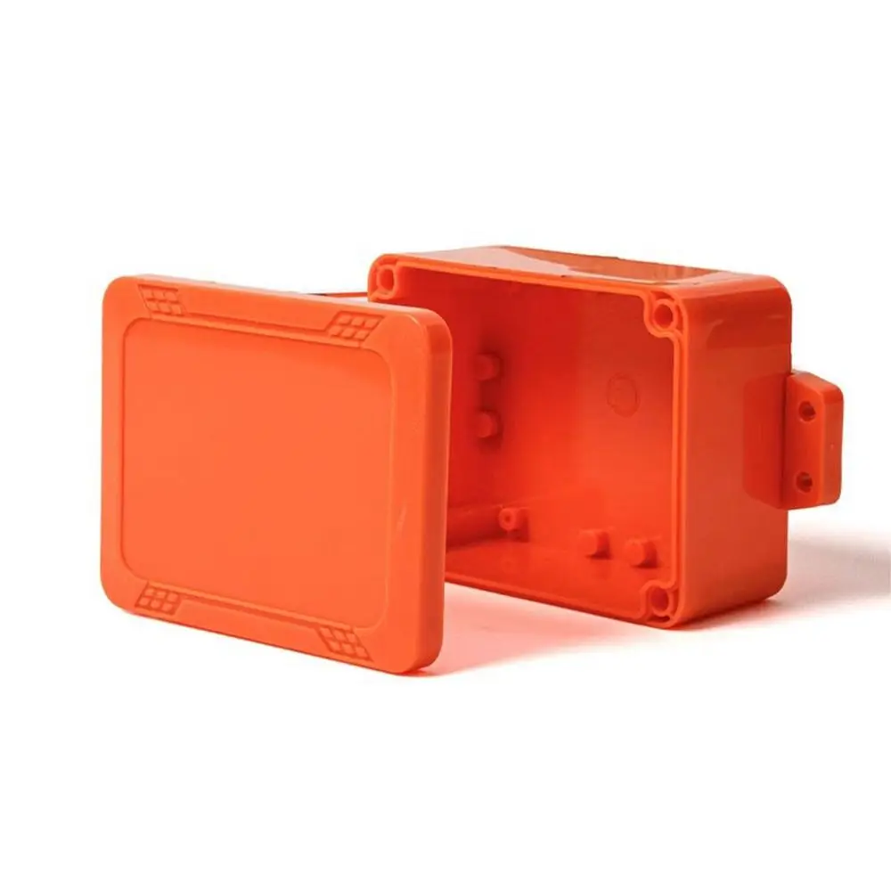 IP67 Waterproof Enclosure Junction Housing Box ABS Plastic Orange Color Electronic Project Case Electrical Project Box