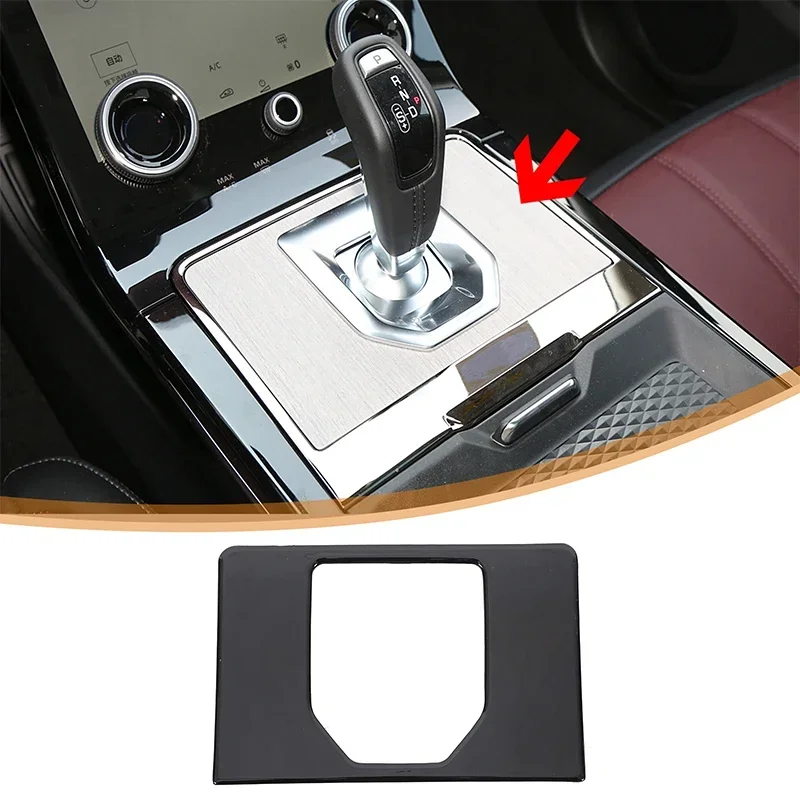 ABS Carbon Fiber For For Land Rover Range Rover Evoque  2020-2023 Car Central Control Gear Panel Decorative Sticker Accessories