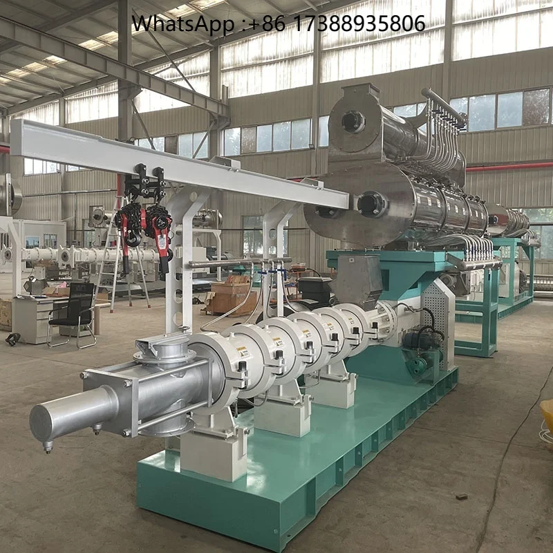 New  Animals Stock Feed High Maturity Automatic Production Line Extruder Equipment 2-25 Ton/h Capacity