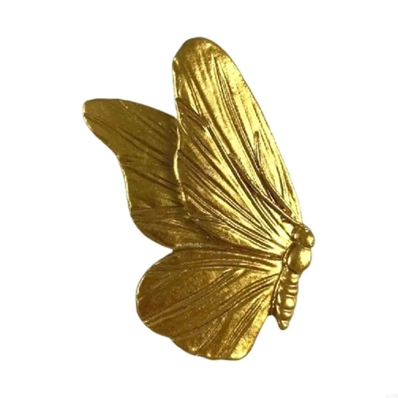 6Pcs/set Office Kitchen Butterfly Cabinet Sticker with Raised Texture Display 37JD