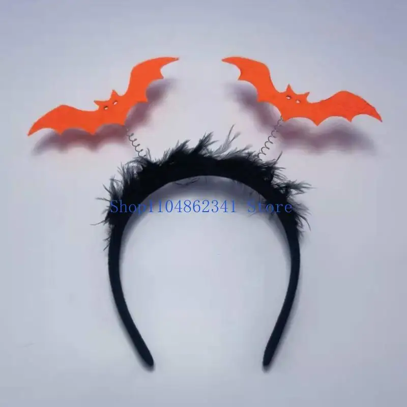 5asd Gothic Fledermaus Stirnband für Frauen Halloween Tiaras und Kronen Goth Stirnband
