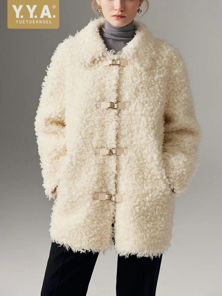 

Elegant Female Casual Autumn Winter Square Collar Wide waisted Jacket Single Breasted Fashion Women Warm Outwear Office Work