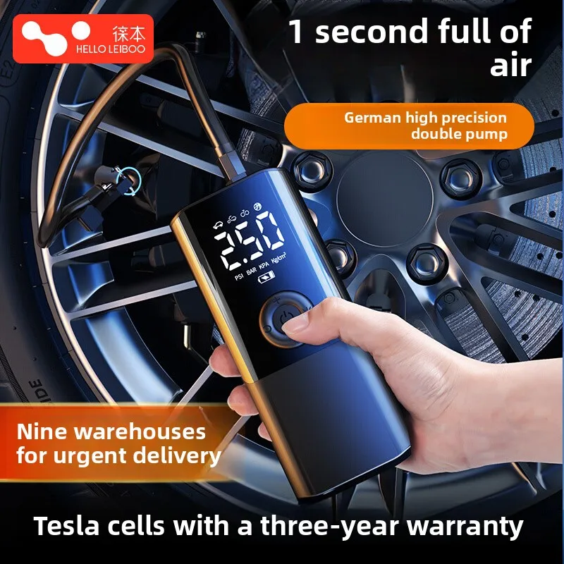 

Car Wireless Air Pump Portable Electric Pump Tire Refill Treasure