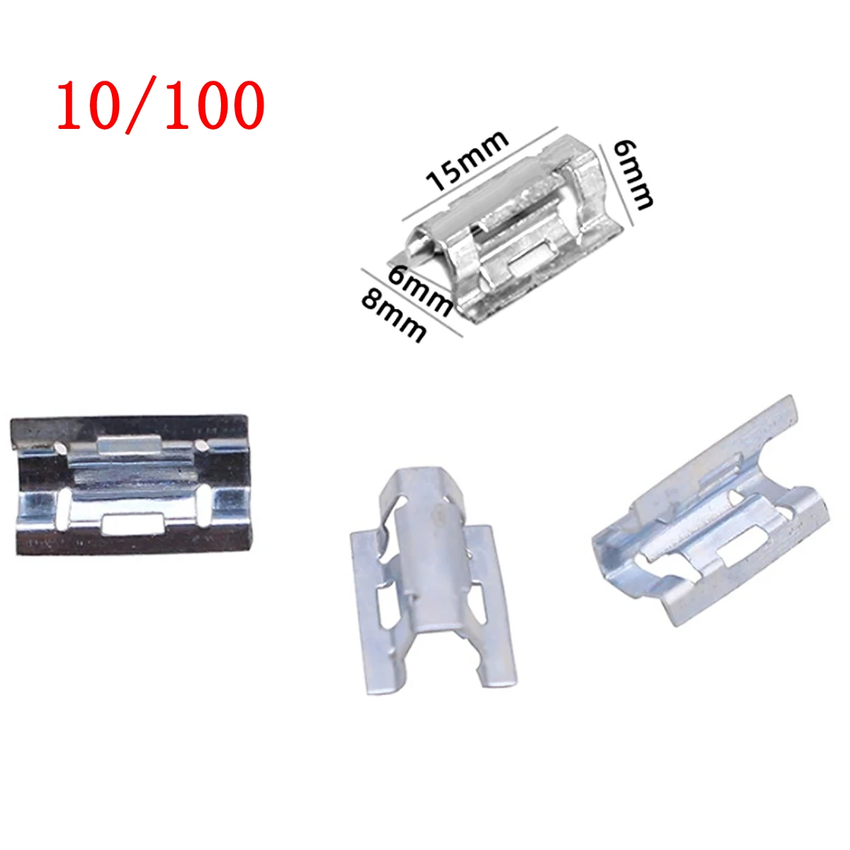 10/100 Car Center Console Audio Navigation Panel Metal Fasteners Cilps For VW Lavida Passat B5 Golf 7 Touran Santana 19 Haval H6
