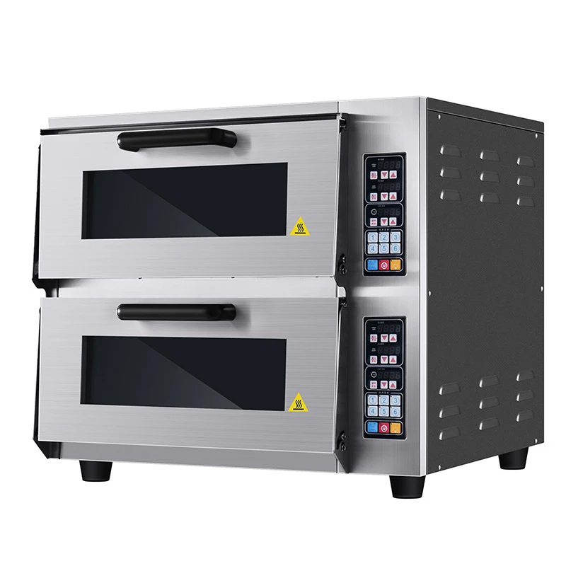 Customized Commercial Round Stone-Top Double Deck Pizza Oven, CP03 Single-Deck Oven with Computer Temperature Control
