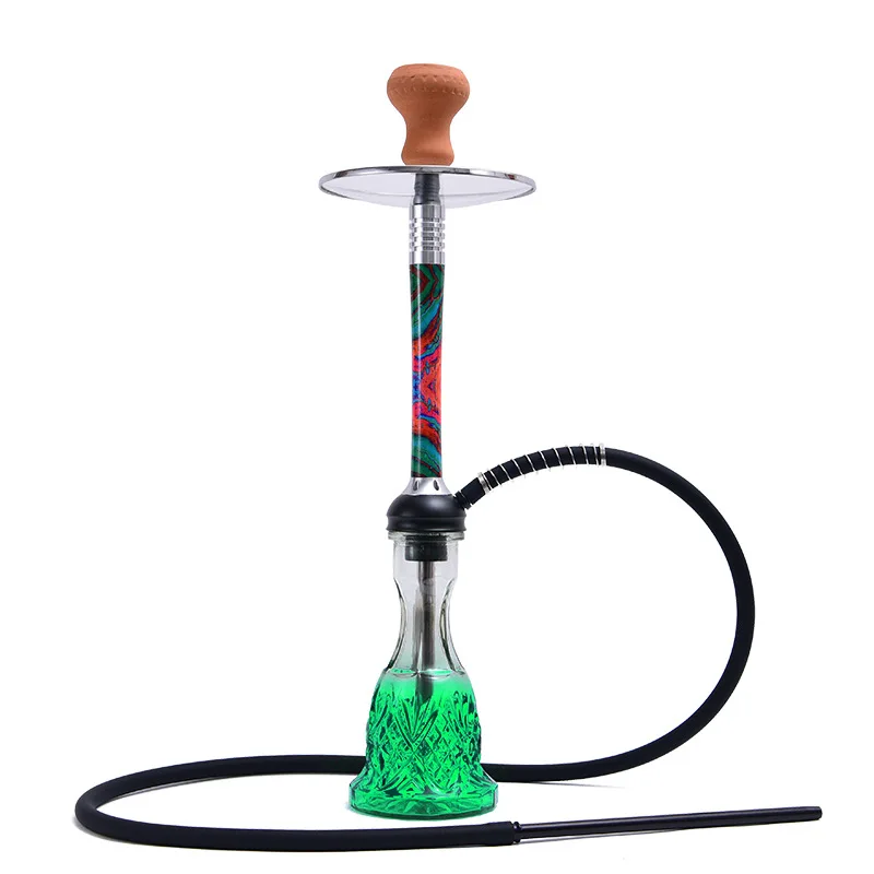 

DEJAYA Middle Size Glass Hookah Set Alloy Shisha Pipe Smoking Narguile Completo Hooka Cachimba Pipa Chicha Nargile Accessories