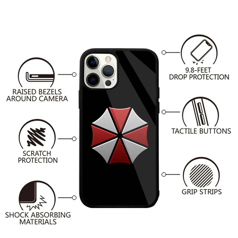 Umbrella C-Corporation  Phone Case Strong Magnetic For IPhone 16,15,14,13,Pro,Max,Plus,11,12,Mini For Magsafe Wireless Charging