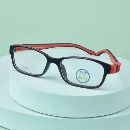 Imagen 2 del producto SECG-gafas suaves y flexibles ultraligeras para niños, montura De gafas ópticas para niños, gafas De vista, Lunettes De Vue Enfant