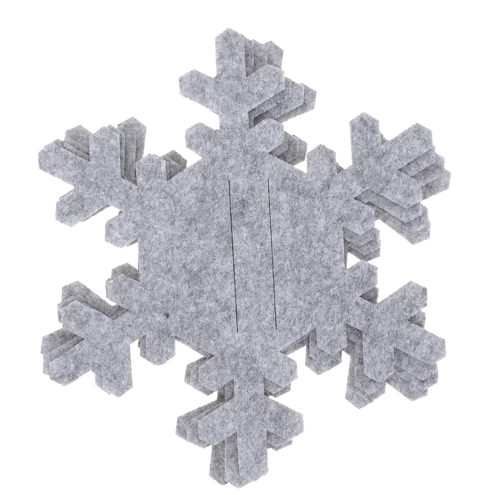 8Pcs Christmas Cutlery Bags Xmas Tableware Covers Snowflake Design Dining Table Decor Cutlery Bags Shaped Tableware Bag