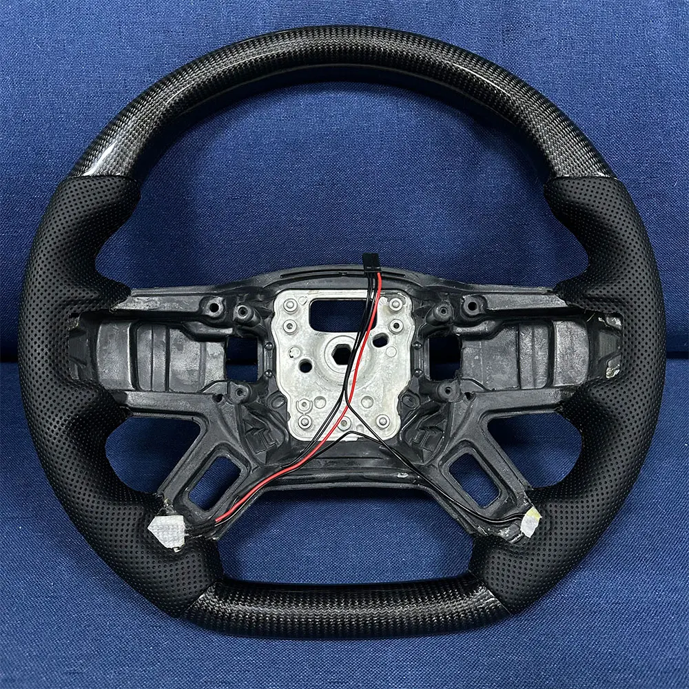 

Steering Wheel Fit For Land Rover Defender 2020- 2025 100% Carbon Fiber Customized Racing Wheel