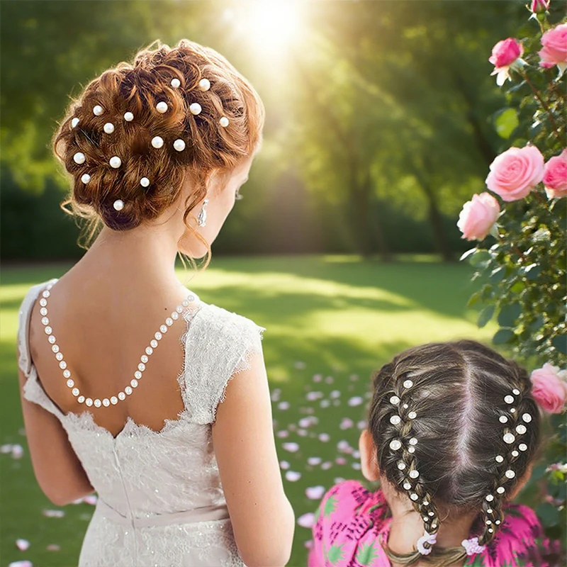 

Hair Pearls Stick On Self Adhesive Pearls Stickers Face Pearls Stickers for Hair Face Makeup Nail DIY Crafts