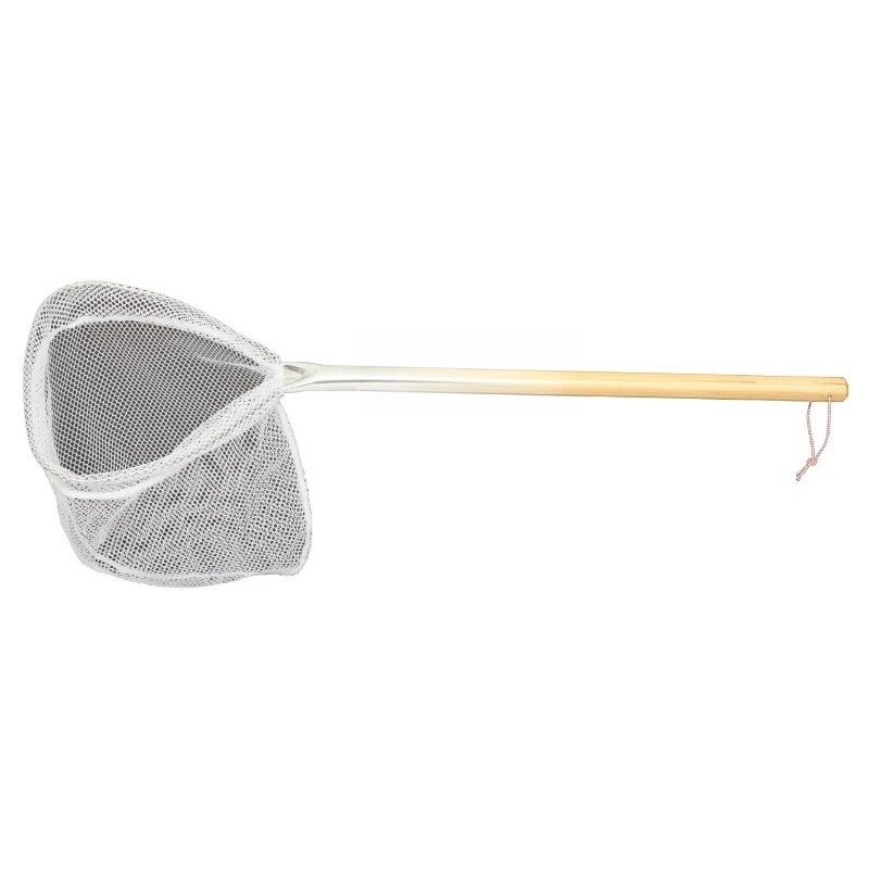 

(3 pack) Fishing Net, 9 x 8 Hoop, Vinyl Netting, Wooden Handle