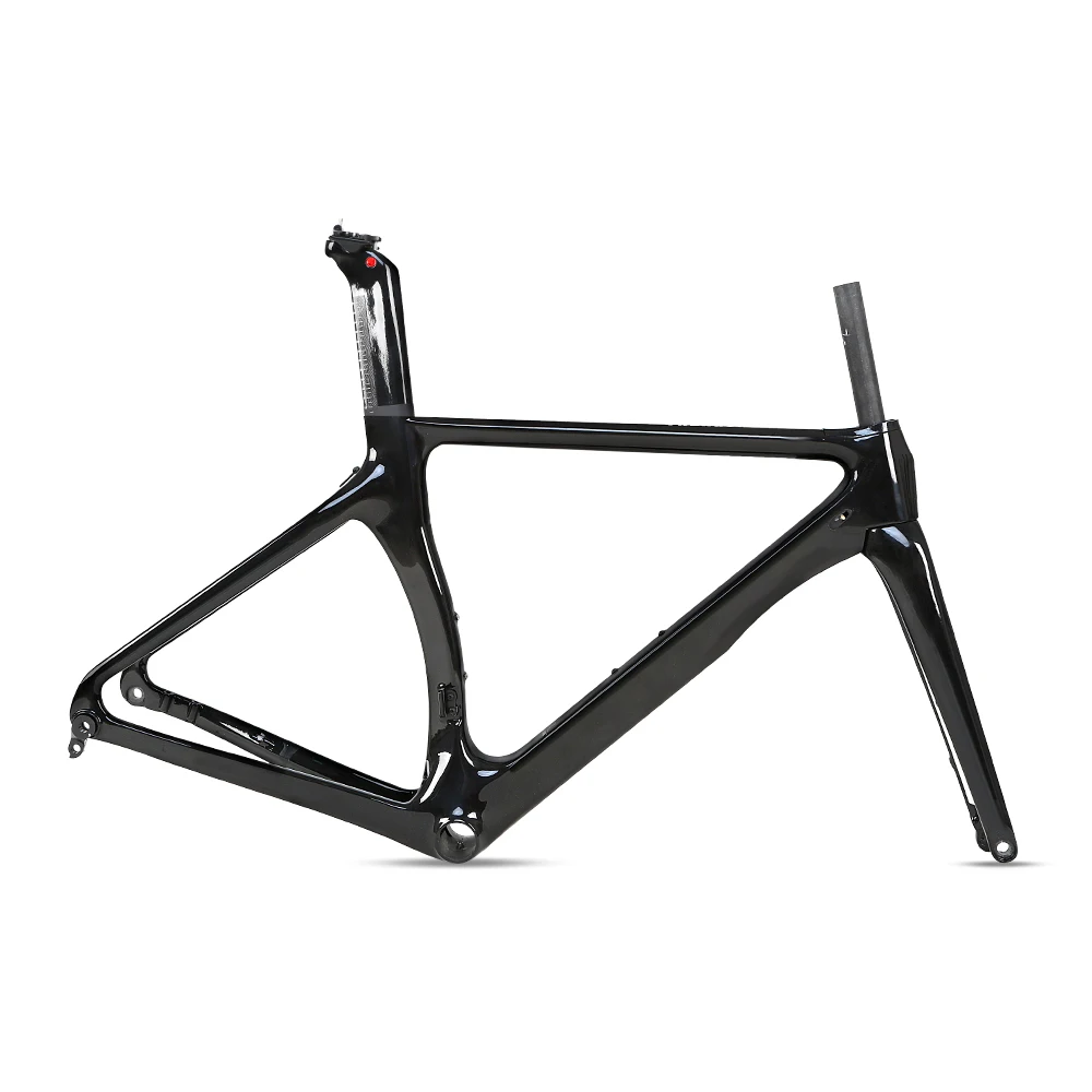 

TWITTRE Factory Ultra Light No Labeling Thunder Carbon Fiber Road Frame V Brake Quick Release Version 135mm 700c46/48/50/52/54cm