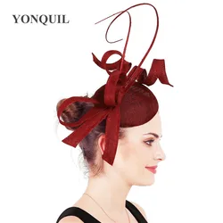 Women Fascinator Hat Headband with Clip, Kentucky Derby Wedding Bridal Cocktail Party Pillbox Hat