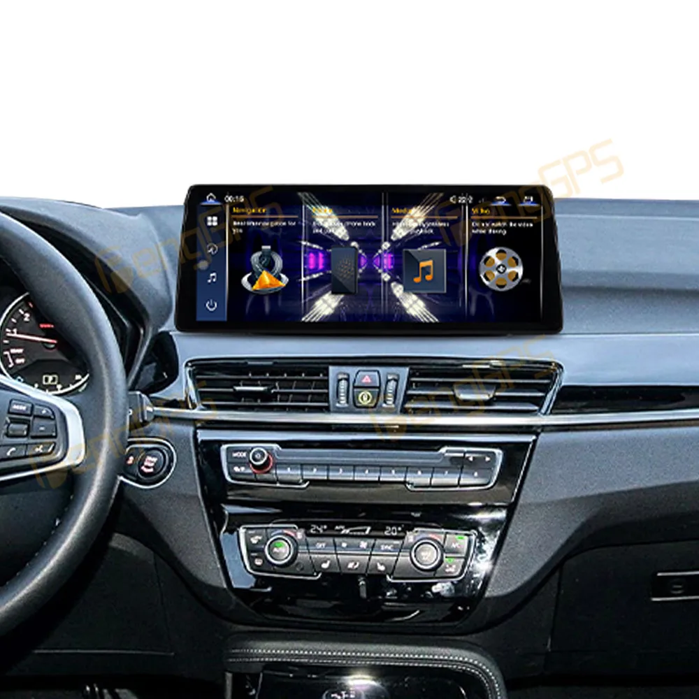 12.9 Inch Android 13 CarPlay Car Radio For BMW X1 2016-2017 NBT 2018-2020 EVO Touch Screen Multimedia Player GPS Navigation DSP