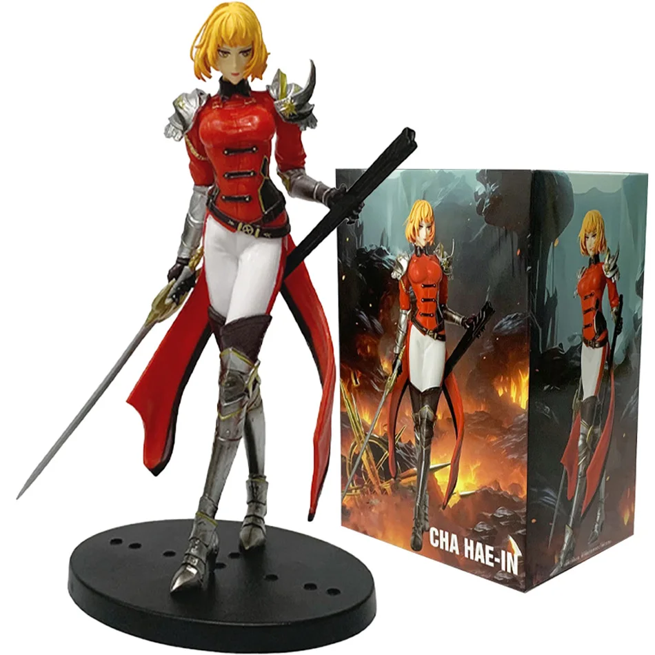 20cm auf Lager Upgrade (Anime-Version) Cha Hae-in Actionfigur PVC Sammlermodell Figur Display Anime-Merchandise