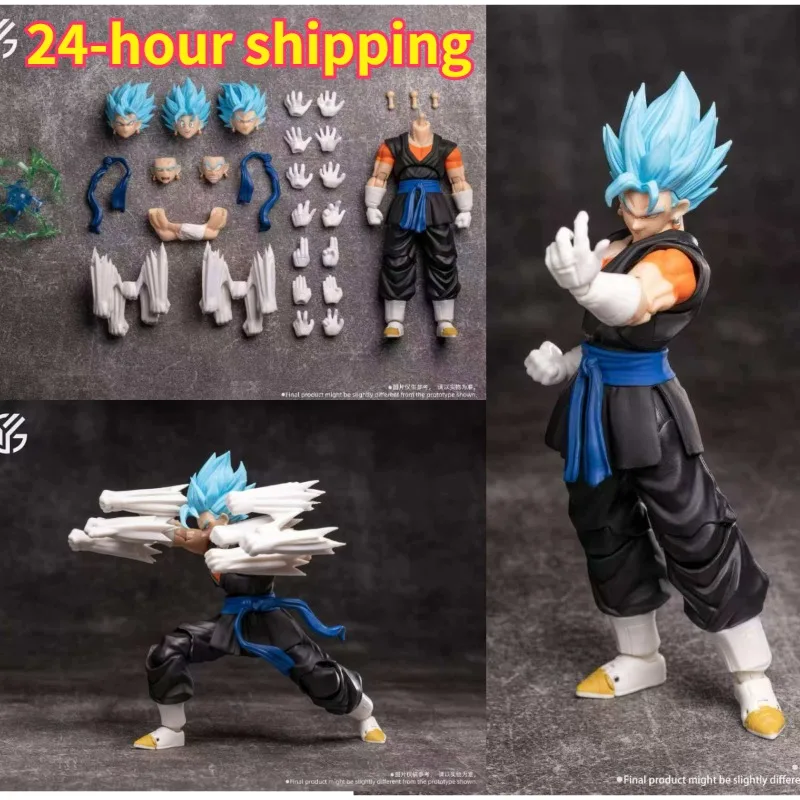 

YG-mw Toys Vegito Action Figure YGmw 07 08 Vegeta Dragon Ball SHF Super Saiyan God OC Vegetto Action Figures Figurine Model Gift
