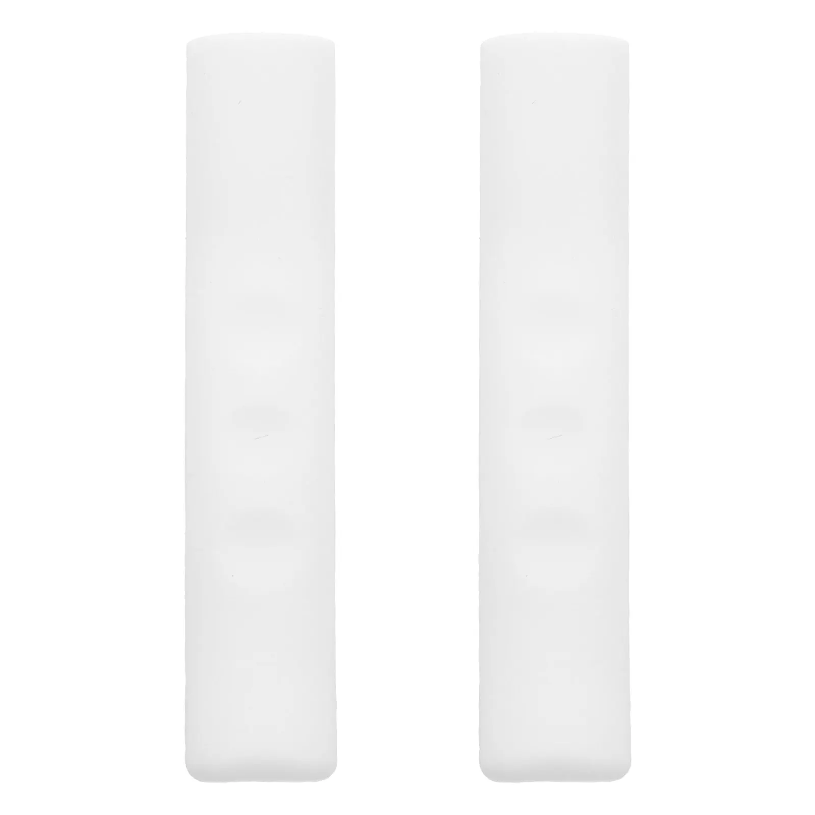 1Pair Bike Handlebar Grips Silicone Brake Cover Comfortable Shock Absorbing Protective Cover Mountain Cruiser Hand Brake White