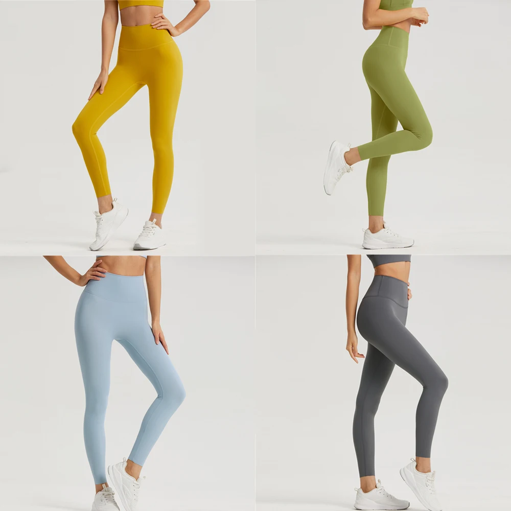 WISRUNING High Waist Tight Push Up Woman Leggings for Fitness Sportswear for Gym Outfit Sports Tights Yoga Pants Workout Clothes