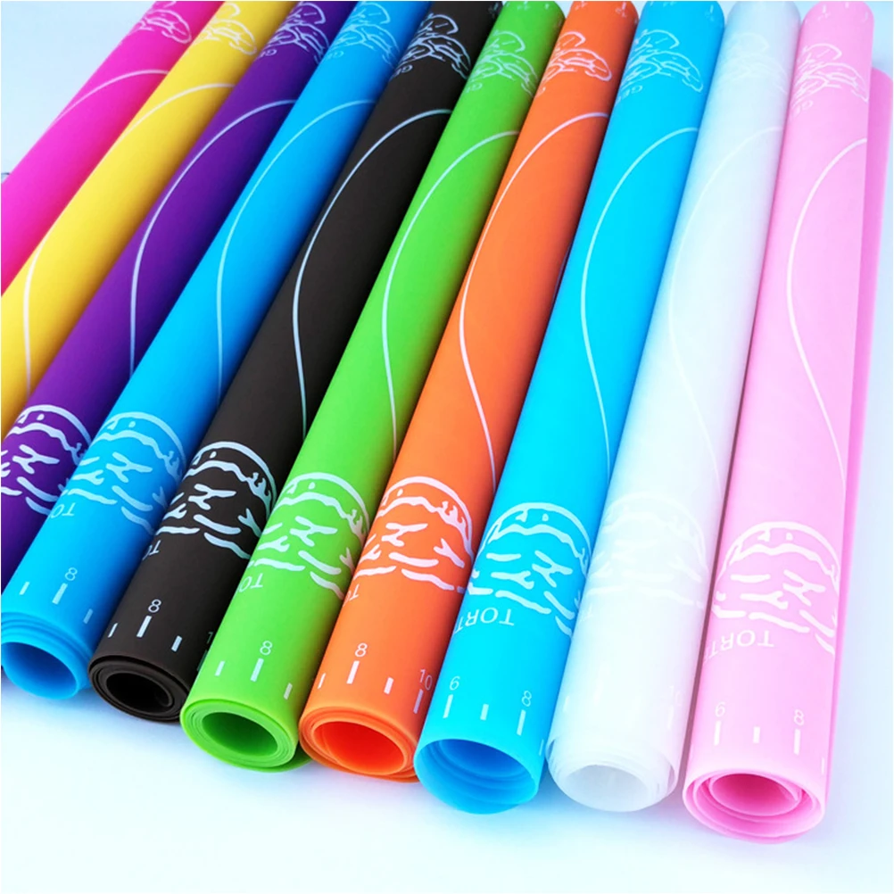 

2 pcs 50X40Cm Extra Large Thick Silicone Baking Mat Non Stick With Measurement Pastry Rolling Pad For Pizza Bread Dough Food