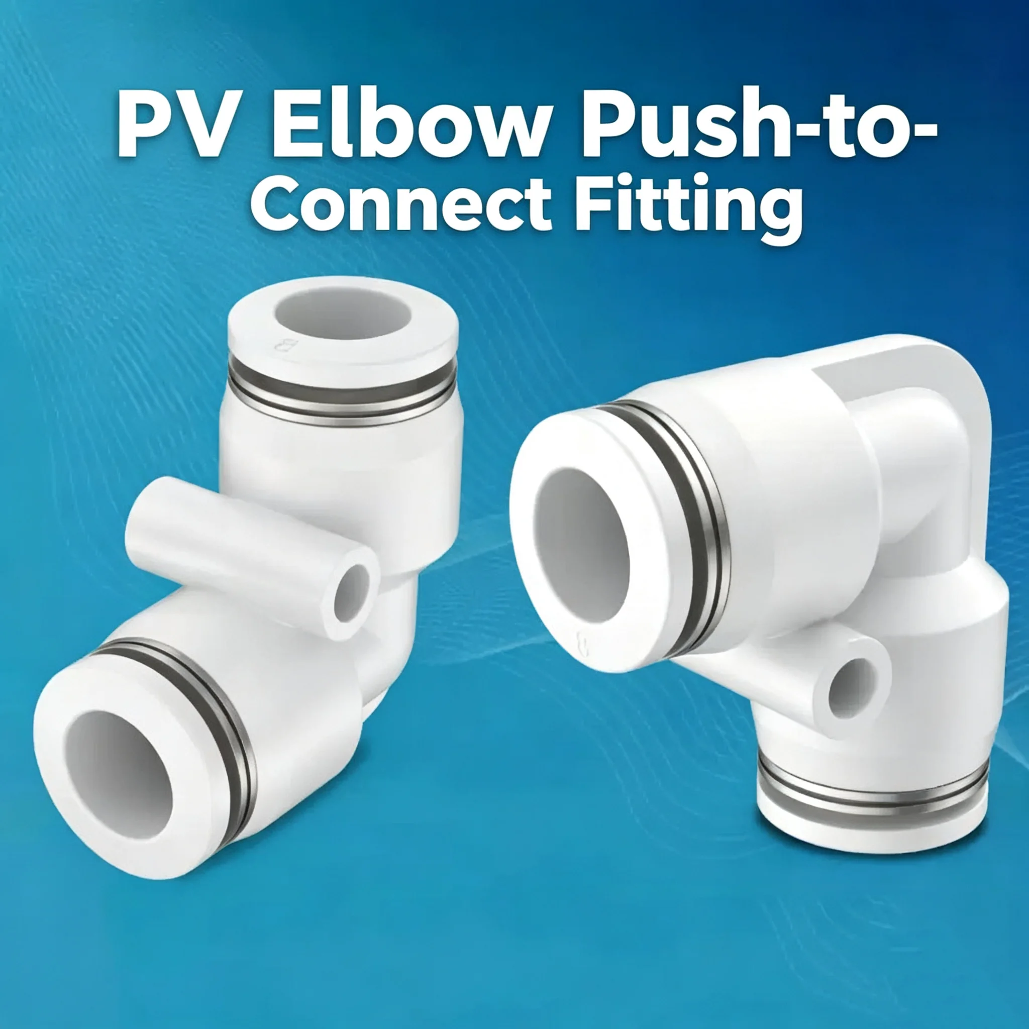 10Pcs Set 90 Degree Elbow Pneumatic Air Fitting PV/PVG 4mm to 12mm Push to Connect Quick Release Lock for Air Compressor