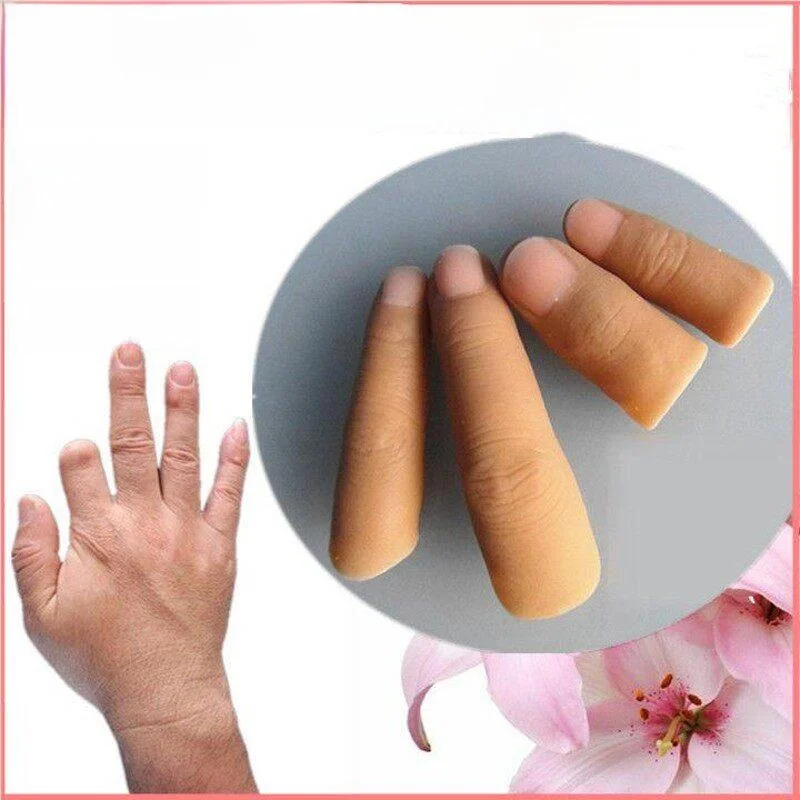 Silicone Finger Prosthetic Thumb Protector for Disabled People Home Use Hand Protection Artificial Digit Realistic Faux Finger