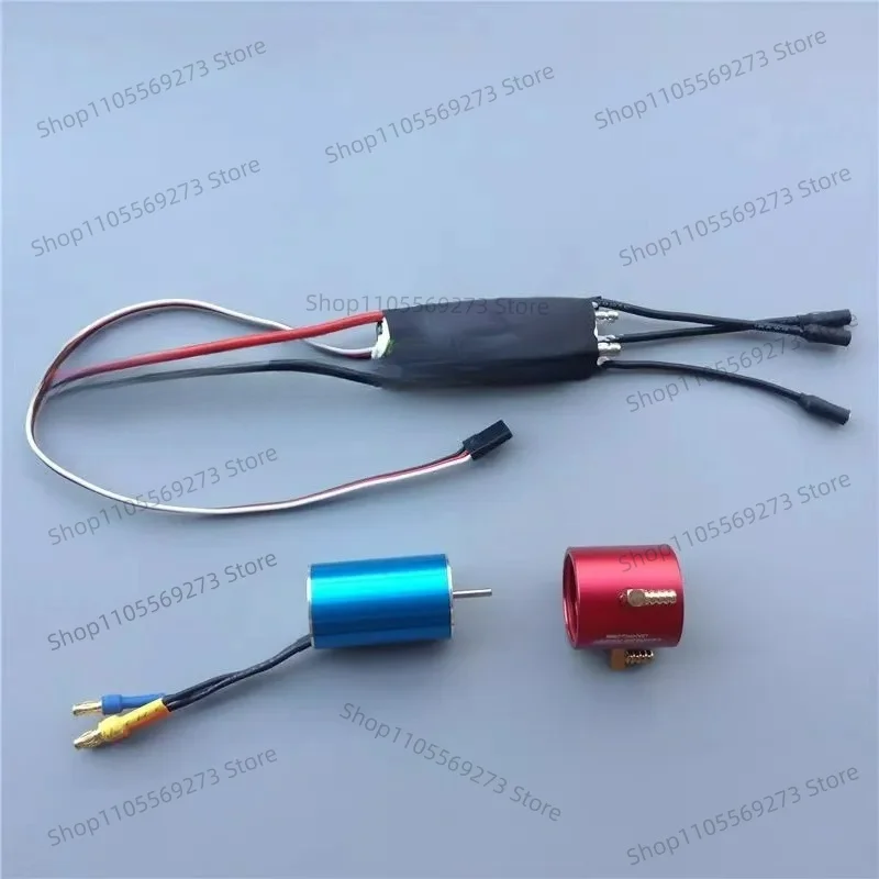 RC Boat Power Kit 2S-3S 40A Bidirectional Brushless ESC with 2440 Water-Cooled Motor