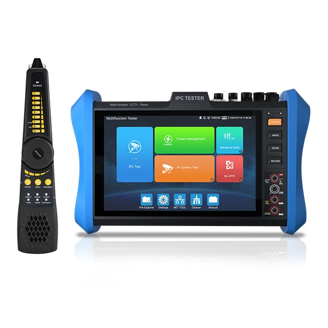 

Securexpert 8 Inch CCTV Tester 4K IP Camera IPC Tester Monitor Multi-functions Analog AHD CVI TVI CVBS Cable Touch Screen
