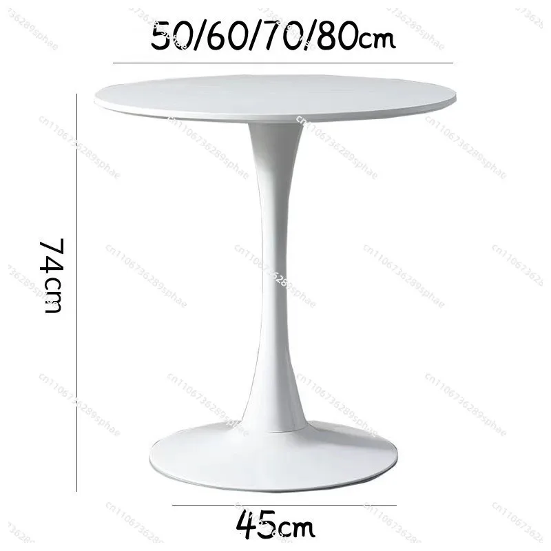 Home Dining Table Balcony Living Room Leisure Simple Dining  Round Table Hotel Negotiation Table