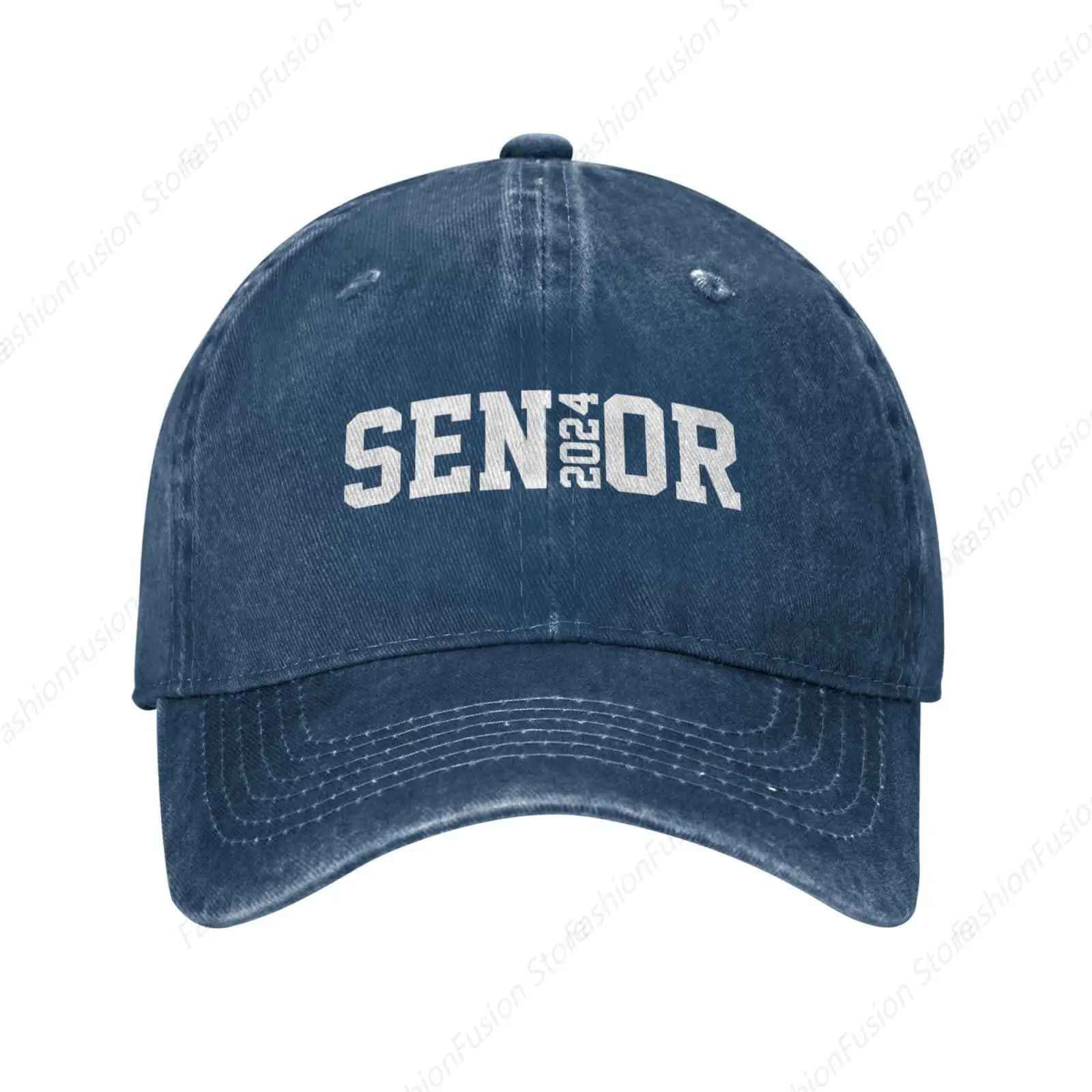 Gift for Senior 2024-Hat Unisex Washed Adjustable Dad Hat Baseball Cap Men Women Fashion Trucker Hats for Daily Men Women Casual