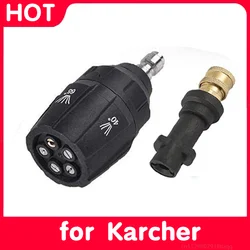 5 in 1 for Karcher K2-K7 High Pressure Washer Nozzle Quick Connect High Pressure Rotary Turbine Nozzle Adapter