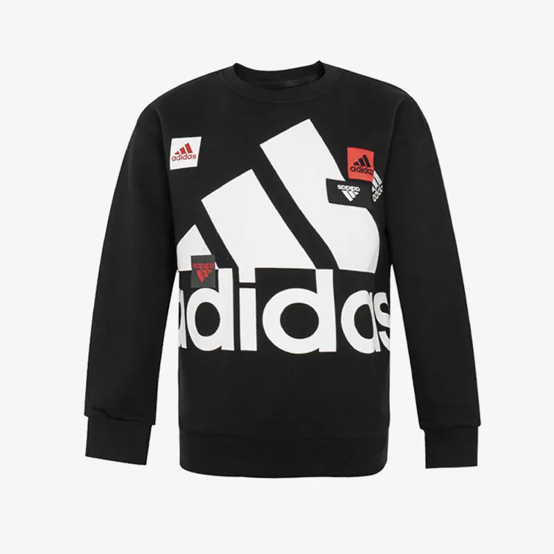 

Официальный зимний новый детский спортивный повседневный свитшот Adidas с принтом HM5175