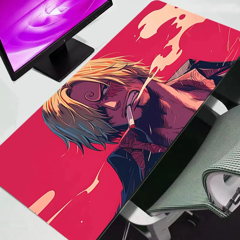 

XXL Mouse Pad One Piece Anime Gamer Computer Mousepad Gaming Accessories Tablet Varmilo Keyboard Mausepad Anime Max Xxl