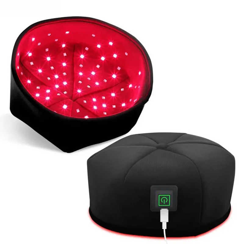 Red Light Therapy Device Hat Near Infrared LED Treatment Helmet for Hair growth Cap Prevant Loss Head relaxation Relief scalp