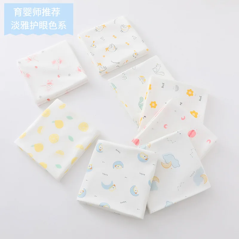 

Spring and summer newborn baby wrap cartoon cute thin pure cotton newborn baby delivery room swaddling blanket printed wrap