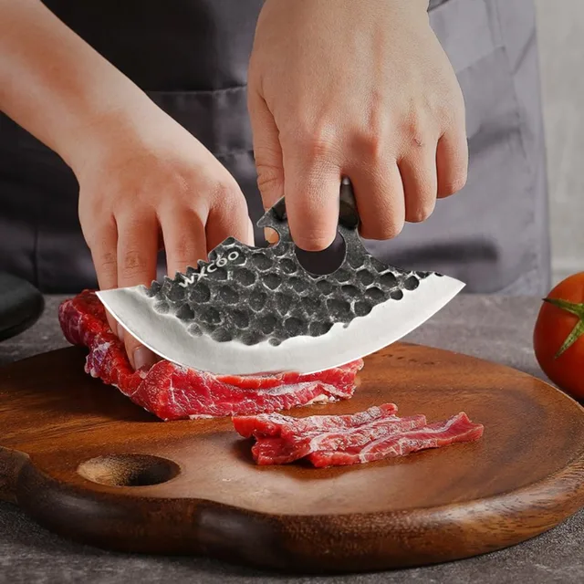 WXCOO Forged Knife Multifunctional Kitchen Knife Stainless Steel Boning Meat Cleaver with Bottle Opener Pocket with Knife Cover 5 WXCOO Forged Knife Multifunctional Kitchen Knife Stainless Steel Boning Meat Cleaver with Bottle Opener Pocket with Knife Cover 5
