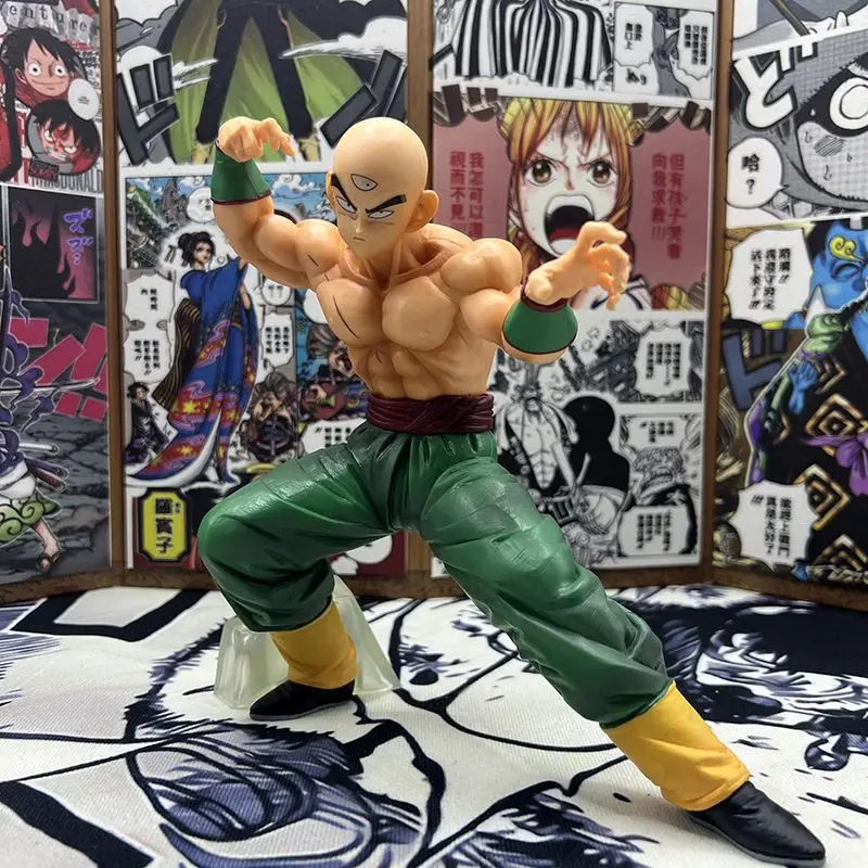 Dragon Ball Ichiban Kuji Tien Shinhan Figure PVC Model Figurine Toy Collect Hobbies Ornament Doll