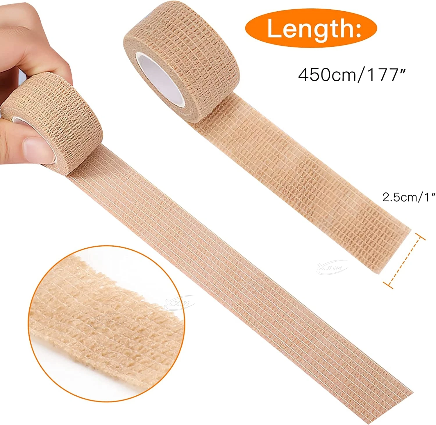 【Xxin】240cm Multifunctional Non-woven Fabric Anti-wear Toe Stickers Breathable and Comfort Finger Bandage