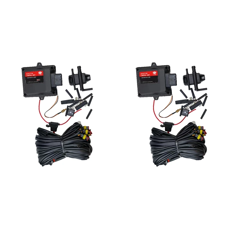 AU05 -MP48 Gas ECU Kit 4 Cylinder For RC LPG CNG Conversion Kit For Cars GPL Oil To Gas Electric Control Refit Kit