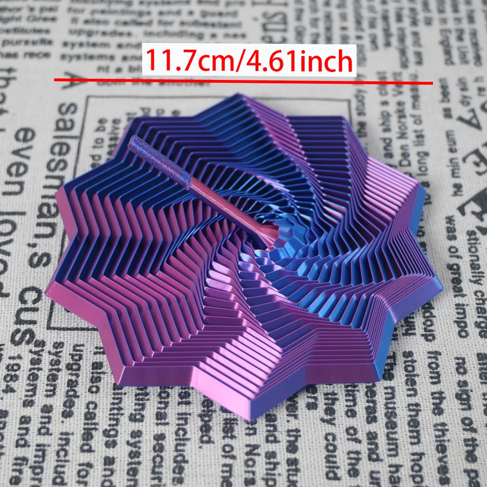 3D Printed Star Ornaments With Handle Fingertip Decompression Ornament Polygons Suitable For Home Office