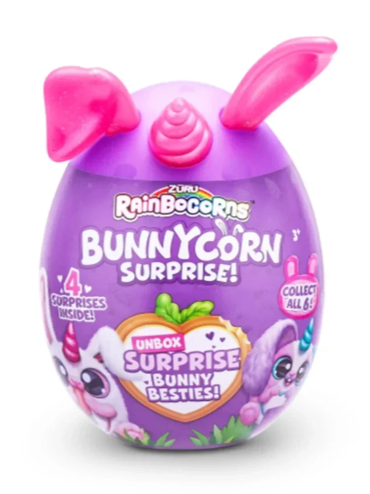 ใหม่Surpriseตุ๊กตาZURU Series Rainbocorns Bunnycorn SurpriseCollectible Plushตุ๊กตาสัตว์Magicไข่ตุ๊กตาPlushของขวัญสาว