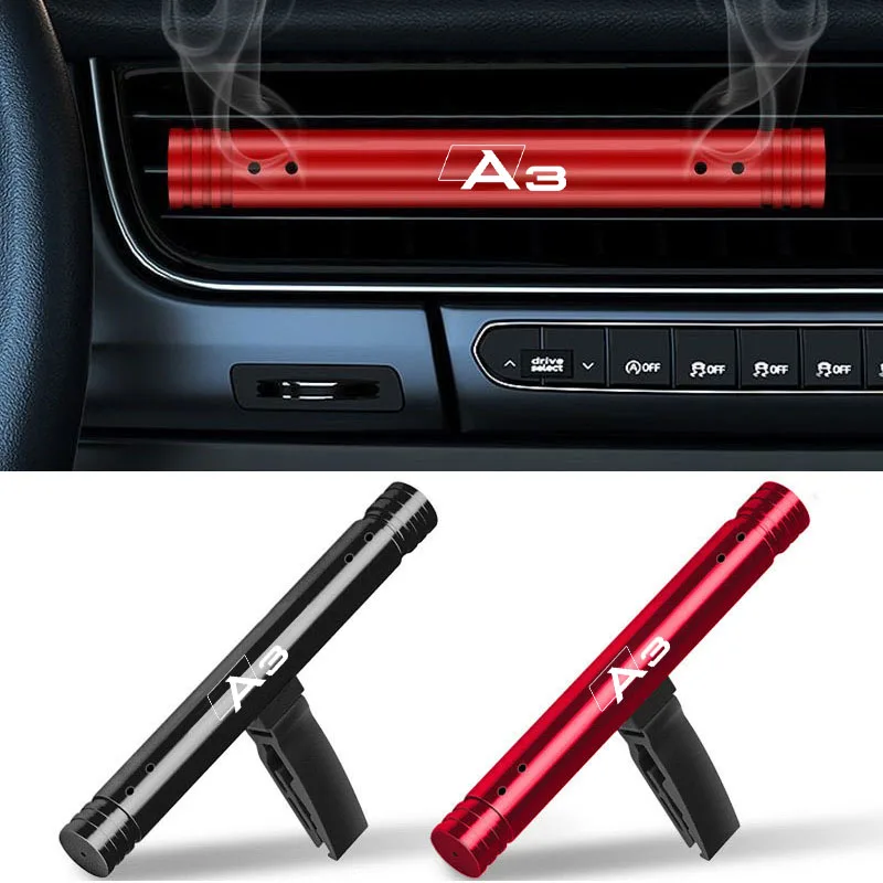 

Car perfume supplies air conditioning outlet air freshener solid odor removal aromatherapy stick For Audi A3 Car Accessorie