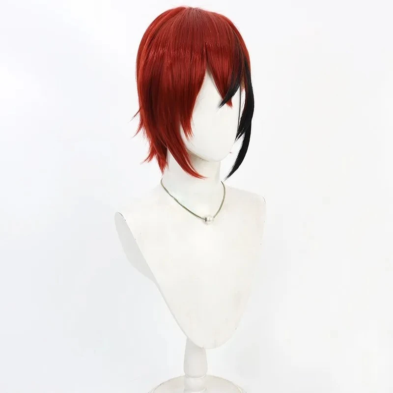 Twisted Wonderland Riddle Rosehearts Mermaid Cosplay Wig Game Roleplay Party Costume Wigs Synthetic Hair Heat Resistant Fiber