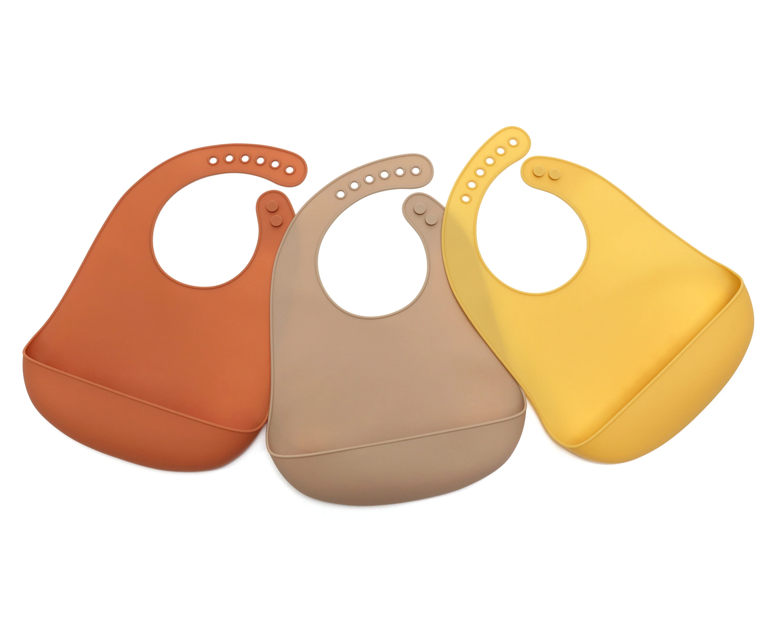 Ultra-Thin Silicone Baby Bib – Lightweight & Soft Drool Bibs for Summer, Easy-Clean Feeding Bib for Toddlers