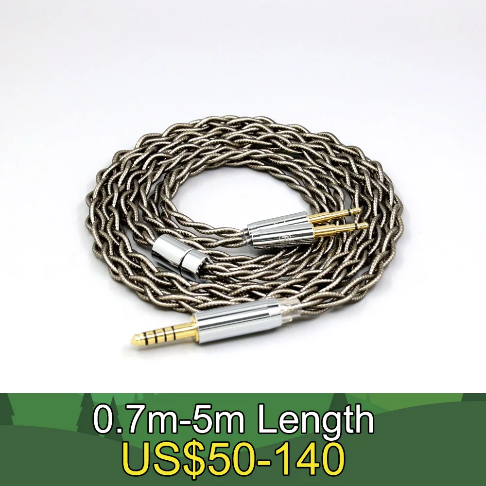 99% Pure Silver Palladium + Graphene Gold Earphone Shielding Cable For Hifiman HE560 HE-350 HE1000 XiaoMi Headphone LN008213